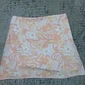Hollister Y2K Floral Paisley Mini Skirt Size M